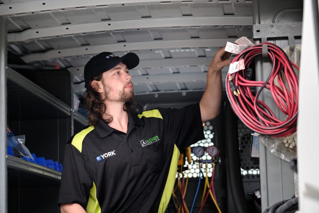 Ac installation technician