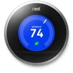 Nest Thermostat in Eco mode