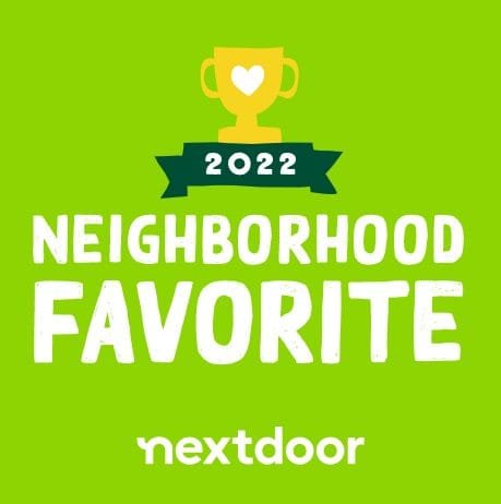 2022-nextdoor-award - Alexander Services - Alexander Services Bright green nextdoor graphic announcing 2022 neighborhood favorite award, featuring a gold trophy, a green ribbon with 2022, and bold white 'neighborhood favorite' text with the nextdoor logo.